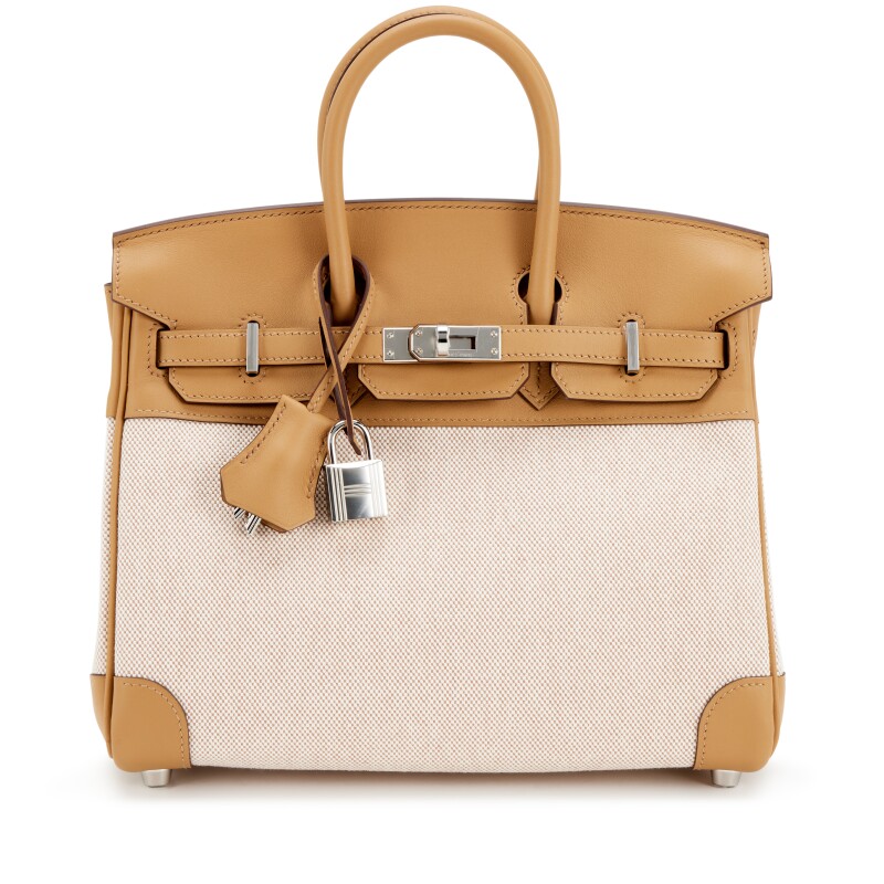 Sold at Auction: HERMÈS Handtasche BIRKIN BAG 25 - IN AND OUT.