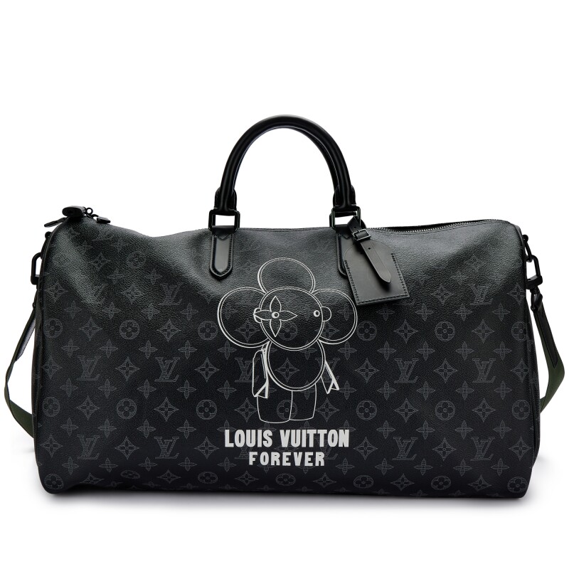 Louis Vuitton Virgil Abloh Pink And Blue Monogram Illusion Leather Keepall  Bandoulière 50 Silver Hardware, 2022 Available For Immediate Sale At  Sotheby's