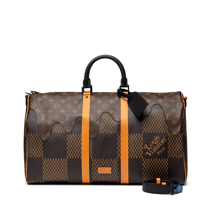 Louis Vuitton City Keepall Bag Leather with Limited Edition Distorted  Damier
