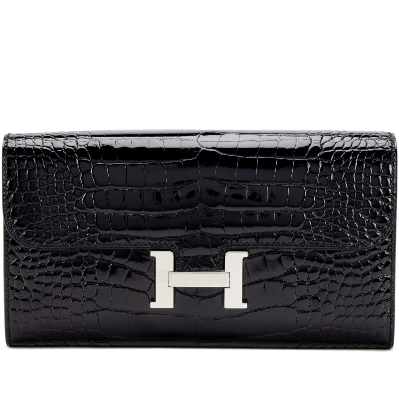 Hermès Chai Epsom And Matte Alligator Touch Kelly To Go Wallet Gold  Hardware, Available For Immediate Sale At Sotheby's