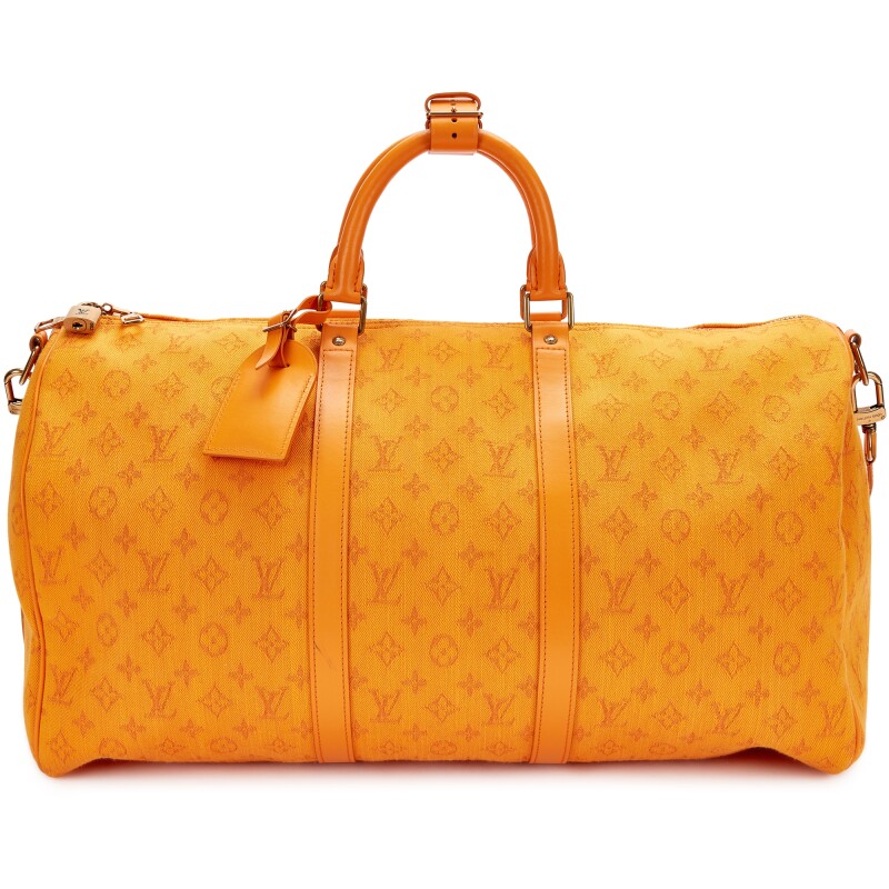 Louis Vuitton Keepall Editions Limitées Weekend Bag in Transparent