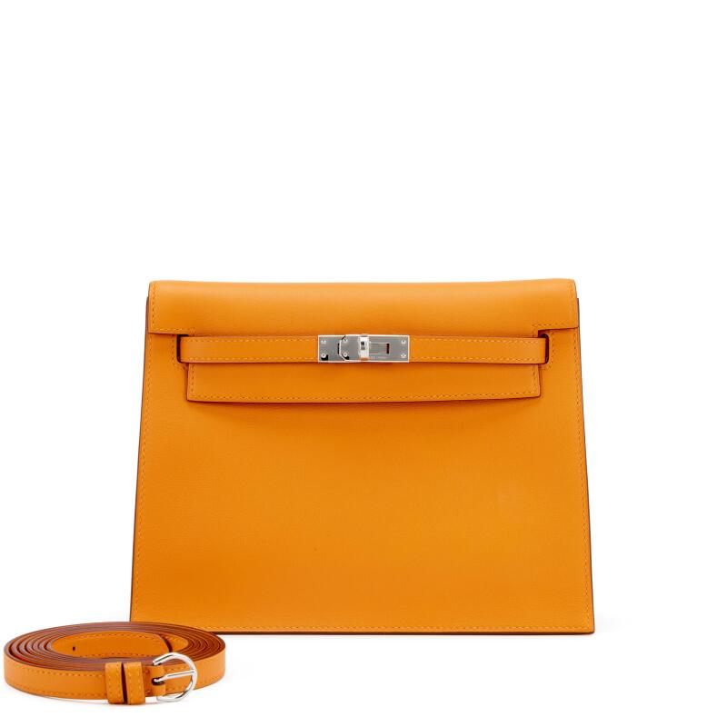 Hermès Tri Color Orange, Rouge Vif And Ebene Togo Kelly 32cm Ruthenium  Hardware Available For Immediate Sale At Sotheby's