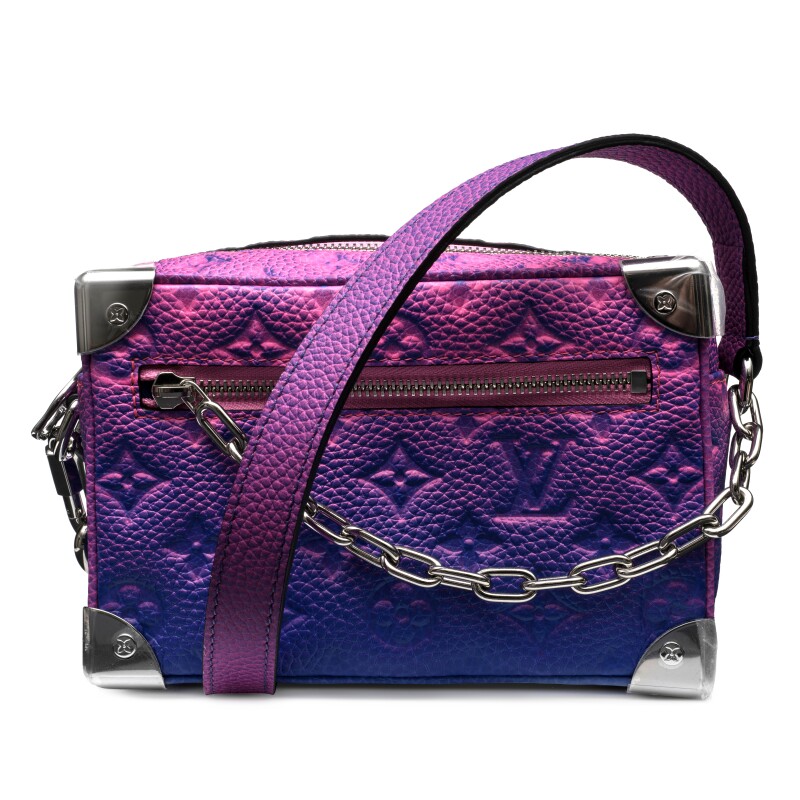 Louis Vuitton S-Lock Vertical Wearable Wallet Monogram Macassar Brown/Purple