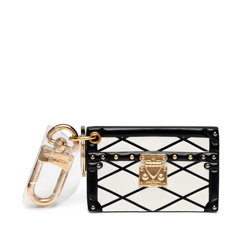Louis Vuitton Pink and Beige Monogram Empreinte Berlingot Bag Charm Gold Hardware, 2021 (Like New)