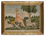 Innocence with the Unicorn and Lion