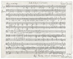 R. Strauss, autograph manuscript of the song "Sankt Michael", 1942