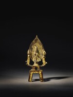 A gilt-bronze Buddhist triad Northern Wei dynasty | 北魏 鎏金銅一佛二菩薩立像