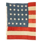 Flag: A 25-Star American National Flag Commemorating Arkansas Statehood on June 15, 1836 Made Circa 1821, Updated 1836–1837