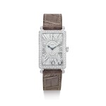 FRANCK MULLER | LONG ISLAND, REFERENCE 952 QZ D CD A WHITE GOLD AND DIAMOND-SET WRISTWATCH, CIRCA 2000
