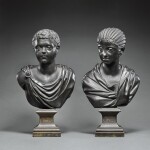 Pietro Cipriani (circa 1680 - before 1745) | Italian, Florence, circa 1720-1730 | After the Antique | Pair of Busts of Lucius Septimius Geta and Plautilla