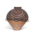 A large painted pottery jar, Neolithic period, Majiayao culture, Machang phase, circa 2200-2000 BC | 馬家窰文化 馬廠類型 彩陶大罐