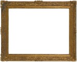 A Louis XIV-style carved giltwood frame with the appearance of a reproduction