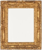A Louis XIV-style carved giltwood frame