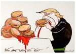 SCARFE | [THE 2010s] | "You Are What You Eat" [Donald Trump]