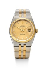 ROLEX | DATEJUST, REFERENCE 17013, A YELLOW GOLD, STAINLESS STEEL AND DIAMOND-SET WRISTWATCH WITH BRACELET, CIRCA 1986