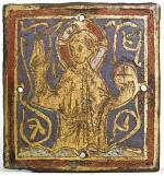 FRENCH, LIMOGES, 13TH CENTURY | PLAQUE WITH CHRIST BLESSING