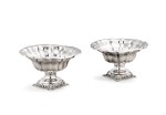 A pair of Dutch silver bowls, Jacob Lang and Christiaan Koops, Rotterdam, 1850,