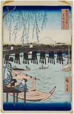 Utagawa Hiroshige (1797-1858) | Ryogoku Bridge in Edo (Toto Ryogoku) | Edo period, 19th century