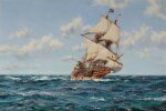 Mayflower II Leaving Plymouth