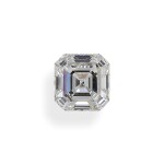 A 4.05 Carat Square Emerald-Cut Diamond, G Color, Internally Flawless 