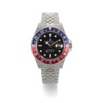 ROLEX | GMT-MASTER II "PEPSI", REF 16710, STAINLESS STEEL DUAL-TIME WRISTWATCH WITH DATE AND BRACELET, CIRCA 2004