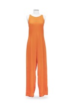 Nina Ricci, Haute Couture, circa 1968, Wide sleeveless crepe jumpsuit | Ample combinaison pantalon sans manches en crêpe