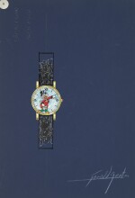 An original prototype design of a Gerald Genta Fantasy wristwatch with accompanying NFT, Circa 1995