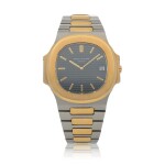 'Jumbo' Nautilus, Ref. 3700/11 Stainless steel and yellow gold wristwatch with date and bracelet Made in 1982 | 百達翡麗3700/11型號「'Jumbo' Nautilus」精鋼及黃金鍊帶腕錶備日期顯示，1982年製