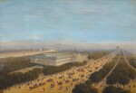 View of the Palais de l'Industrie on the Champs-Élysées in 1867