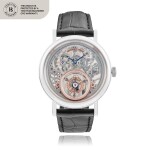 Classique Messidor, Ref. 5335PT429W6 Platinum skeletonized tourbillon wristwatch Circa 2012 | 寶璣 5335PT429W6型號「Classique Messidor」鉑金鏤空陀飛輪腕錶，年份約2012