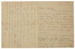 Roosevelt, Thedore. Autograph letter signed to his nephew Theodore Robinson, [Nairobi], 26 Oct 1908