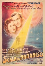A MATTER OF LIFE AND DEATH / SCALA AL PARADISO (1946) POSTER, ITALIAN