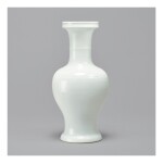 A WHITE-GLAZED ANHUA-DECORATED 'DRAGON' VASE,  QING DYNASTY, KANGXI PERIOD