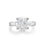 Diamond Ring | 海瑞溫斯頓 | 3.45 克拉 圓形 D色 鑽石戒指