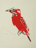 Single Bird (Red + Black II)