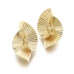 Pair of gold ear clips