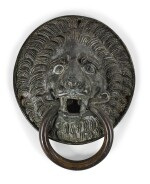 ITALIAN, IN MEDIEVAL STYLE | DOOR KNOCKER WITH A LION HEAD 