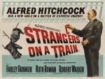 Strangers on a Train (1951) poster, British