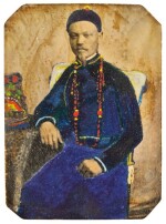 Lai Chong Studio, General Ko-Lin, Dated Xianfeng 3rd year, corresponding to 1853 | 咸豐三年（1853年） 上海麗昌照相號 僧格林沁肖像照 手工上色銀版攝影 