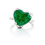 Emerald and Diamond Ring | 8.10克拉 「哥倫比亞」祖母綠 配 鑽石 戒指