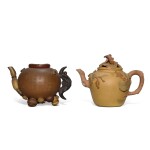 Two Yixing teapots and covers, Qing dynasty, 18th / 19th century 