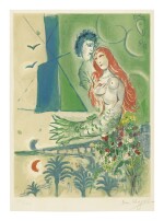 CHARLES SORLIER AFTER MARC CHAGALL | SIRENE WITH POET (M. CS 27)