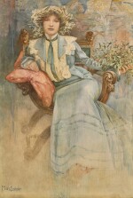 Mistletoe: Portrait of Mme Mucha