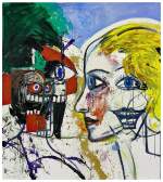 George Condo 喬治・康多 | Untitled (Artist and Muse) 無題（藝術家與繆斯）     