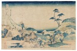 KATSUSHIKA HOKUSAI (1760–1849) LOWER MEGURO (SHIMO-MEGURO), EDO PERIOD (19TH CENTURY)
