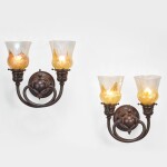 Pair of Two-Light Sconces