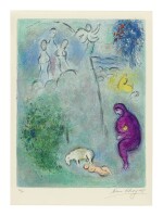MARC CHAGALL | DAPHNIS DISCOVERS CHLOÉ (MOURLOT 310; SEE C. BKS. 46)