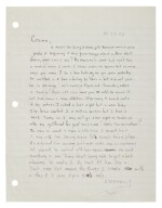 Autograph letter signed ("Eternally, Tupac"), to Cosima [Knez], 28 October, 1988. 