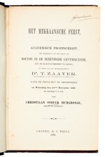 Mecca. Snouck Hurgronje. Het Mekkaansche Feest. 1880, first edition 
