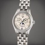 Reference 5036/1G | A white gold automatic annual calendar wristwatch with moon phases and bracelet, Circa 2005